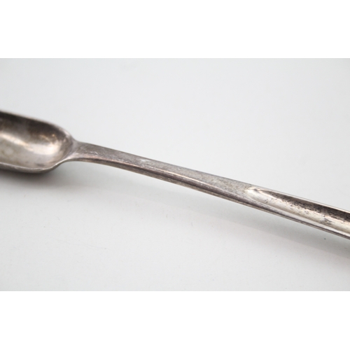 395 - Antique Bottom Marked .925 Sterling Silver Marrow Scoop w/ Engraving (34g)