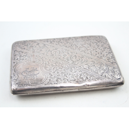 406 - Antique Victorian 1901 Birmingham Sterling Silver Cased Pocket Notebook (92g)