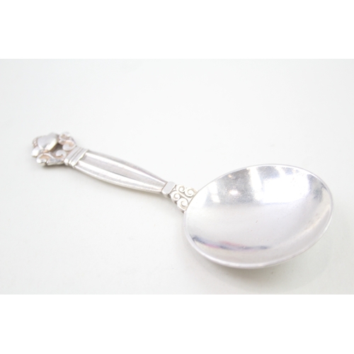 424 - GEORG JENSEN Stamped .925 Sterling Silver Acorn Caddy Spoon (27g)