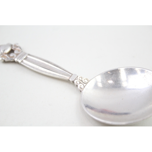 424 - GEORG JENSEN Stamped .925 Sterling Silver Acorn Caddy Spoon (27g)