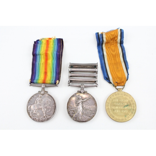 439 - Boer War-WW1 Medal Group QSA-6245 Pte Shepherd Essex R, Pair T2SR Dvr Shepherd