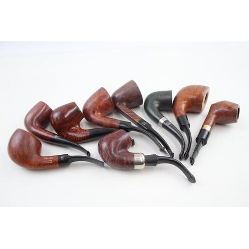 453 - Collection Of Estate Pipes Inc Peterson's Stanwell Millville Vauen & Lorenzo x 9