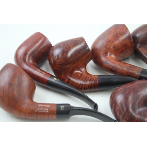 453 - Collection Of Estate Pipes Inc Peterson's Stanwell Millville Vauen & Lorenzo x 9