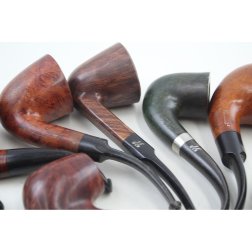 453 - Collection Of Estate Pipes Inc Peterson's Stanwell Millville Vauen & Lorenzo x 9