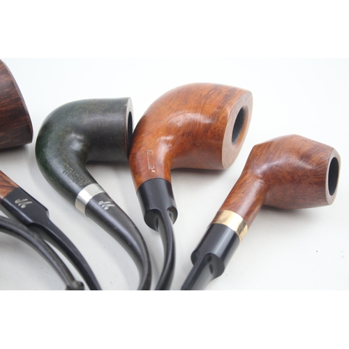 453 - Collection Of Estate Pipes Inc Peterson's Stanwell Millville Vauen & Lorenzo x 9