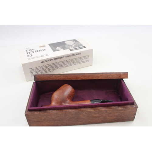 454 - 'The Jethro 95' Limited Edition Estate Pipe No. 54 Of 300 w/ Original Box & Case