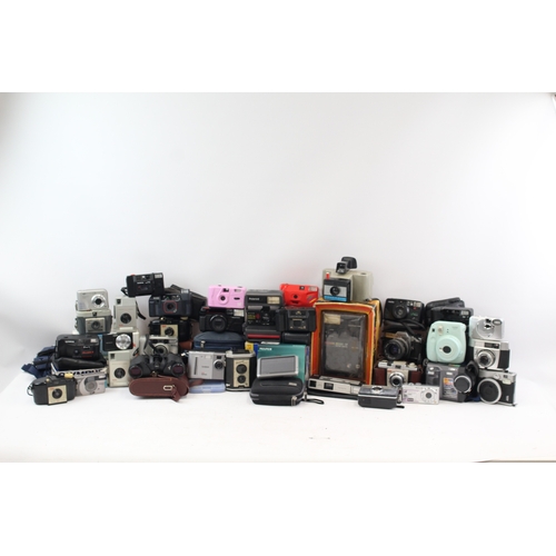 472 - Assorted Vintage Cameras Inc. SLRs, DSLRs, Lenses, Digital Bridges Etc. Job Lot