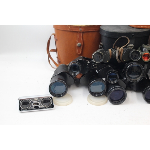 476 - Assorted Binoculars Inc Zenith, Skybolt & Boots w/ Some Cases Job Lot