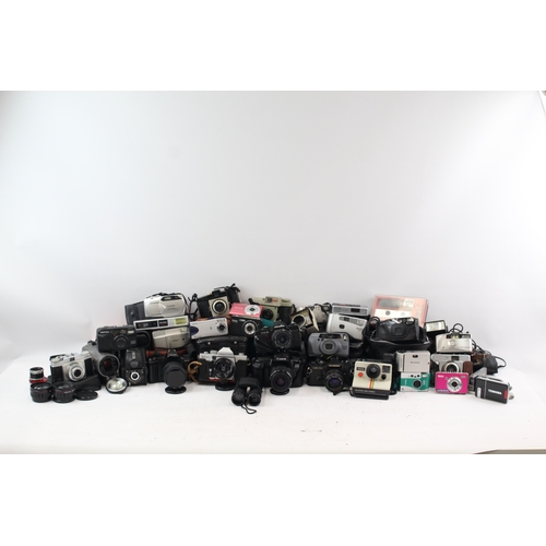 480 - Assorted Vintage Cameras Inc. SLRs, DSLRs, Lenses, Digital Bridges Etc. Job Lot