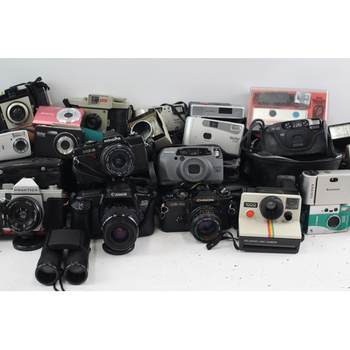 480 - Assorted Vintage Cameras Inc. SLRs, DSLRs, Lenses, Digital Bridges Etc. Job Lot