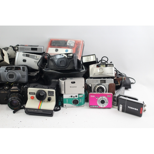 480 - Assorted Vintage Cameras Inc. SLRs, DSLRs, Lenses, Digital Bridges Etc. Job Lot