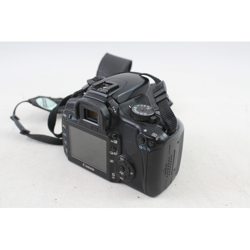 489 - Canon EOS 400D DSLR Digital Camera Working Body Only w/ Body Cap & Strap