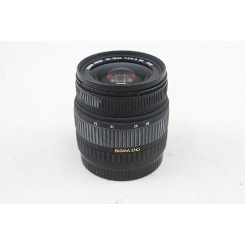 494 - Sigma DG 28-70mm F/2.8-4 Vintage Autofocus Camera Lens Working w/ Lens Caps