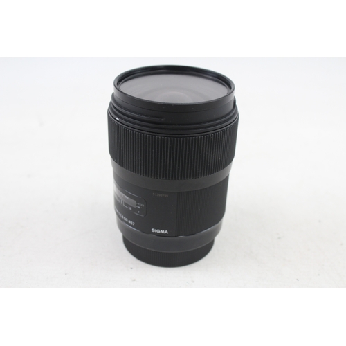 495 - Sigma DG 35mm F/1.4 Vintage Autofocus Camera Lens Working