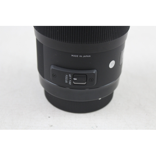 495 - Sigma DG 35mm F/1.4 Vintage Autofocus Camera Lens Working