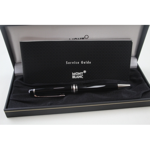 498 - Montblanc Meisterstuck Black Cased Ballpoint Pen / Biro WRITING Original Box