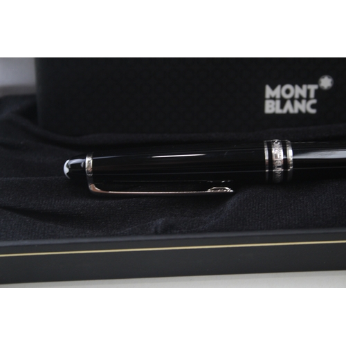 498 - Montblanc Meisterstuck Black Cased Ballpoint Pen / Biro WRITING Original Box