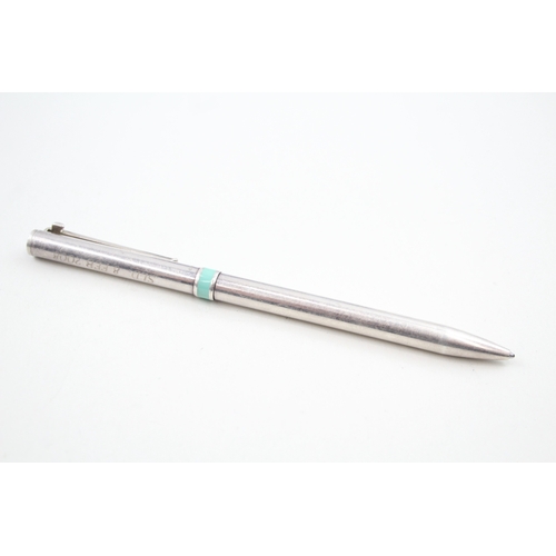 518 - TIFFANY & CO. Stamped .925 Sterling Silver Ballpoint Pen / Biro WRITING (19g)