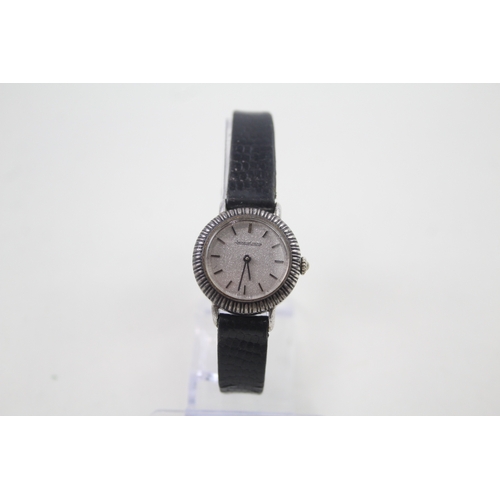 523 - Women's Vintage Jaeger Le-Coultre .800 Silver Watch Hand-Wind WATCH RUNS