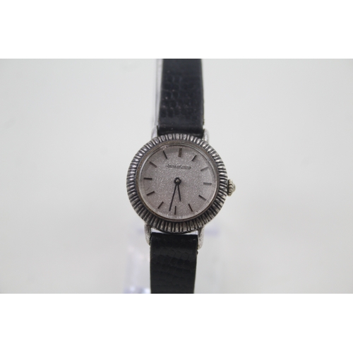 523 - Women's Vintage Jaeger Le-Coultre .800 Silver Watch Hand-Wind WATCH RUNS