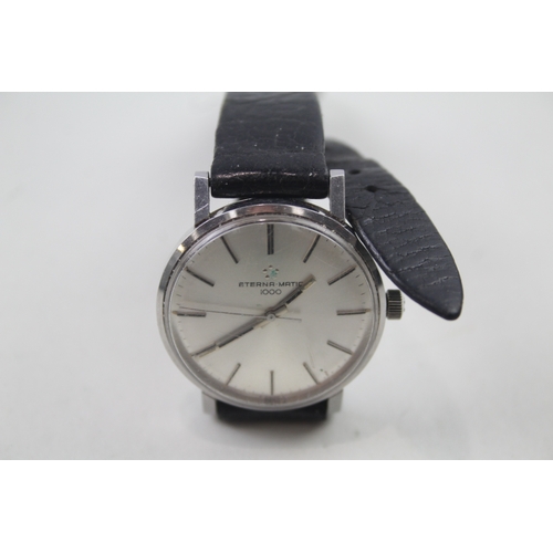 530 - Men's Vintage Eterna-Matic 1000 Watch Automatic WATCH RUNS