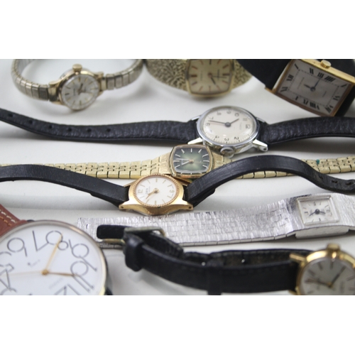 531 - Job Lot Vintage Women's Assorted Hand-Winds/Automatic Wristwatches UNTESTED