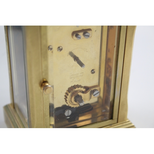 550 - Garrard & Co. Vintage Brass Mantle Carriage Clock