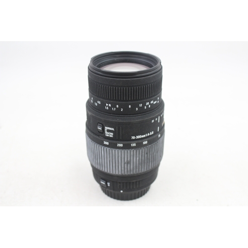 477 - Sigma DG 70-300mm F/4-5.6 Vintage Autofocus Camera Lens Working