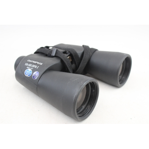 480 - Olympus 10x50 DPS I Field 6.5° Binoculars Working w/ Original Case