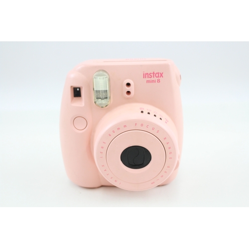 490 - Instax Mini 8 Instant Film Camera Working In Pink Colour