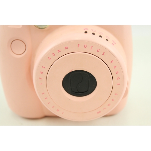 490 - Instax Mini 8 Instant Film Camera Working In Pink Colour