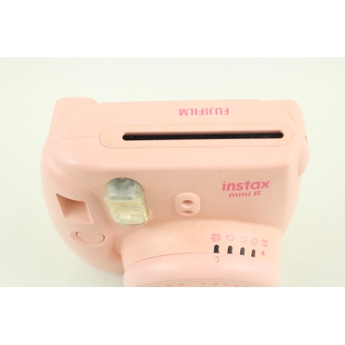 490 - Instax Mini 8 Instant Film Camera Working In Pink Colour