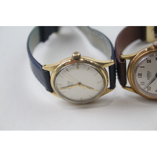 494 - Men's Vintage Watches Hand-Wind WATCH RUNS X 3