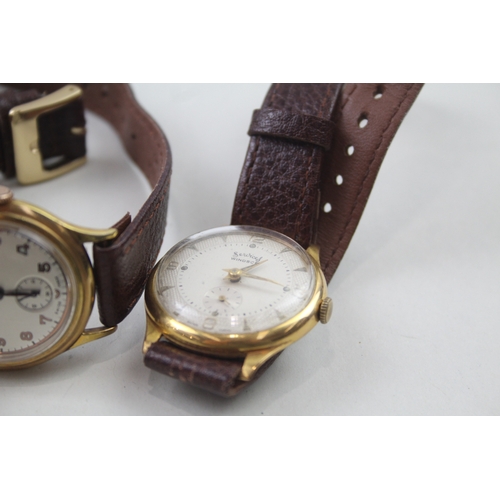 494 - Men's Vintage Watches Hand-Wind WATCH RUNS X 3