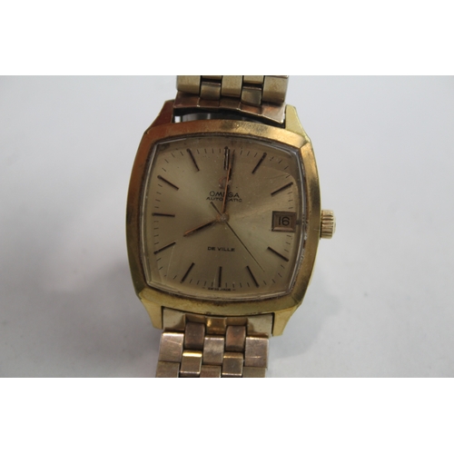 495 - Men's Omega De Ville Gold Tone Watch Automatic WATCH RUNS