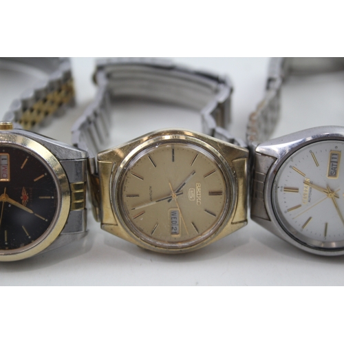 500 - Men's Seiko Vintage Watches Automatic WATCH RUNS X 3