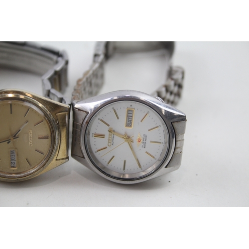 500 - Men's Seiko Vintage Watches Automatic WATCH RUNS X 3