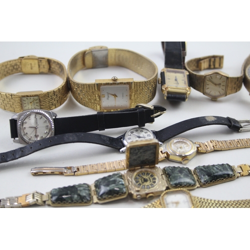 501 - Job Lot Vintage Women's Assorted Hand-Winds/Automatic Wristwatches UNTESTED