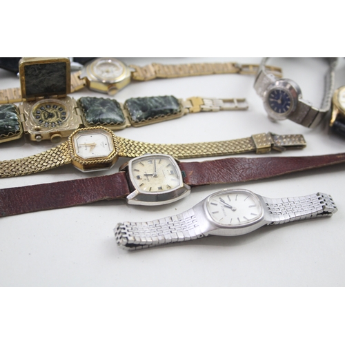 501 - Job Lot Vintage Women's Assorted Hand-Winds/Automatic Wristwatches UNTESTED