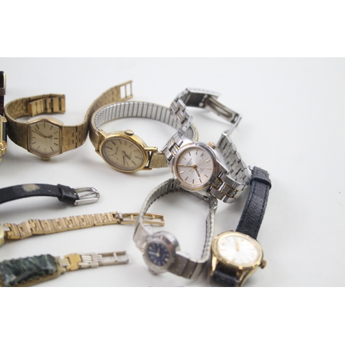 501 - Job Lot Vintage Women's Assorted Hand-Winds/Automatic Wristwatches UNTESTED