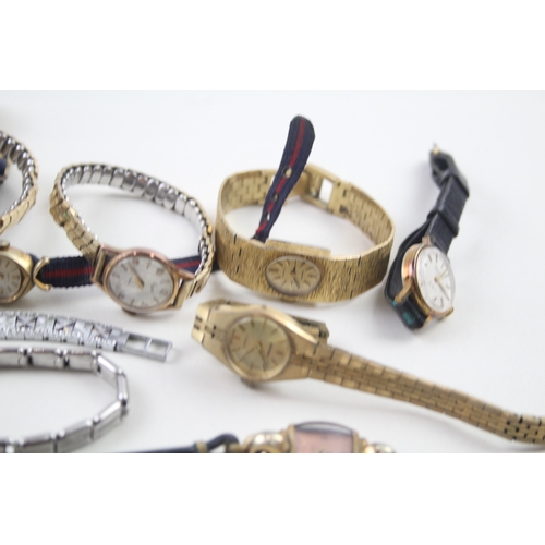 505 - Job Lot Vintage Women's Assorted Hand-Winds/Automatic Wristwatches UNTESTED