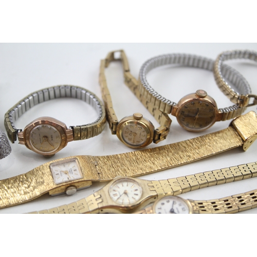 509 - Job Lot Vintage Women's Assorted Hand-Winds/Automatic Wristwatches UNTESTED