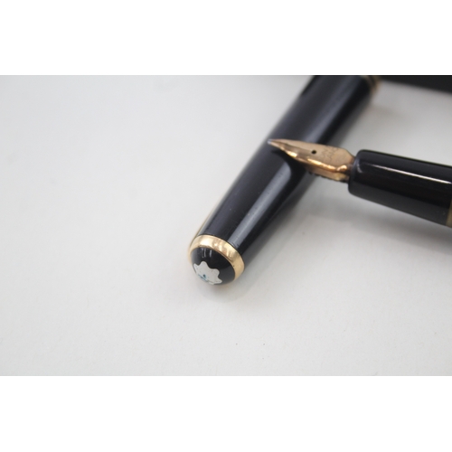 548 - Vintage Montblanc No.254 Black Cased Fountain Pen w/ 14ct Nib WRITING