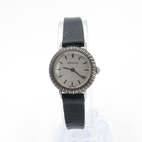 523 - Women's Vintage Jaeger Le-Coultre .800 Silver Watch Hand-Wind WATCH RUNS