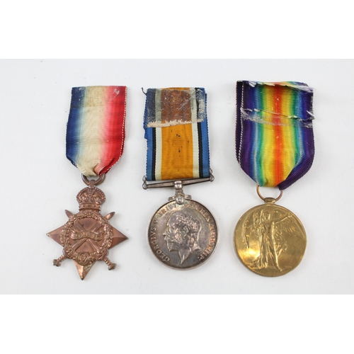 392 - WWI 1914-15 Star Trio S-11350 Cpl-Sjt G. Findlay, Cameron Highlanders