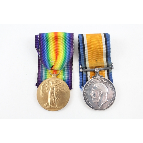 395 - WW1 Medal Pair 27959 Sjt A. Bleasby South Staffs Regt