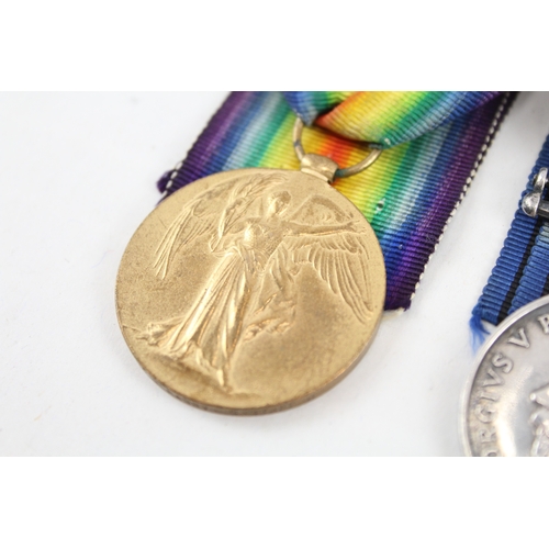 395 - WW1 Medal Pair 27959 Sjt A. Bleasby South Staffs Regt