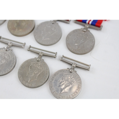 398 - WW2 War Medals x 10