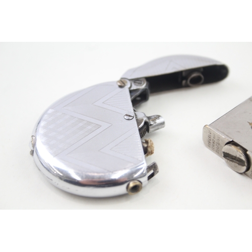 413 - Thorens Swiss Made Semi-automatic Pocket Lighters For Restoration