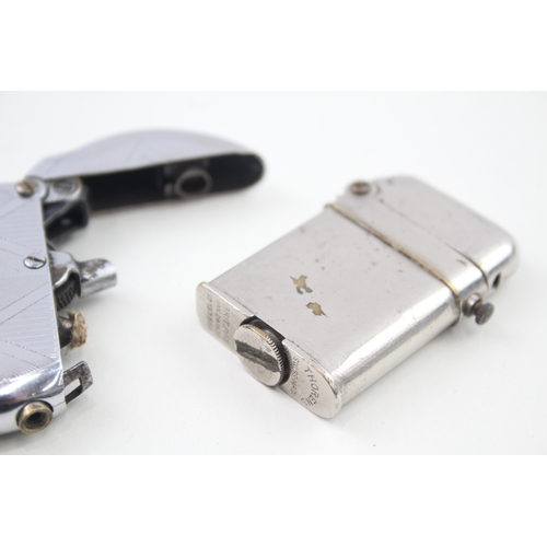 413 - Thorens Swiss Made Semi-automatic Pocket Lighters For Restoration